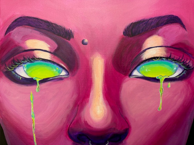 "Divine Emotion" Acrylic Painting