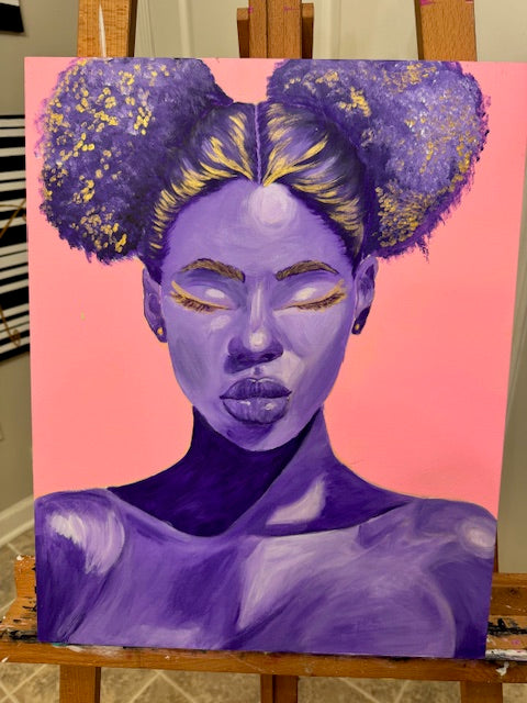 "Royalty" Acrylic Painting