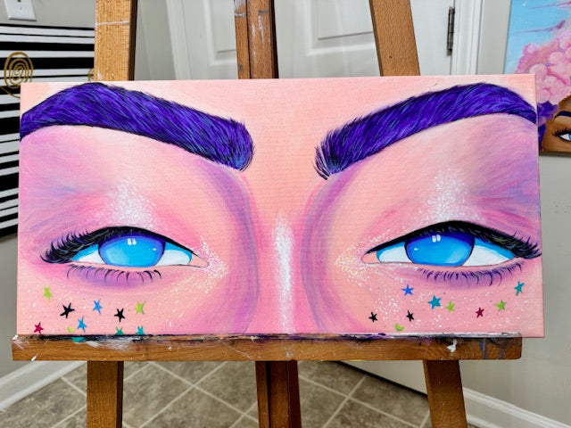 "Marble Dreams" Acrylic Painting