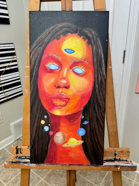 "Solar Alignment" Acrylic Painting