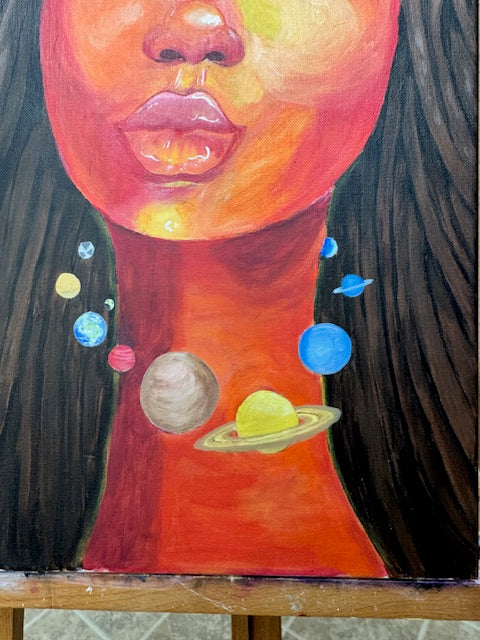 "Solar Alignment" Acrylic Painting