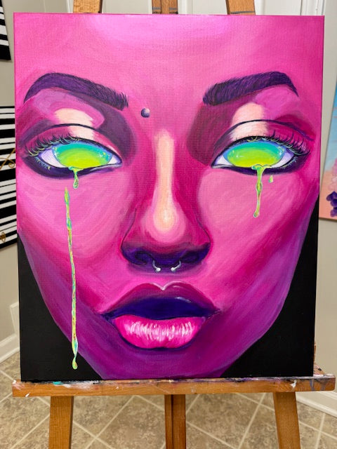 "Divine Emotion" Acrylic Painting