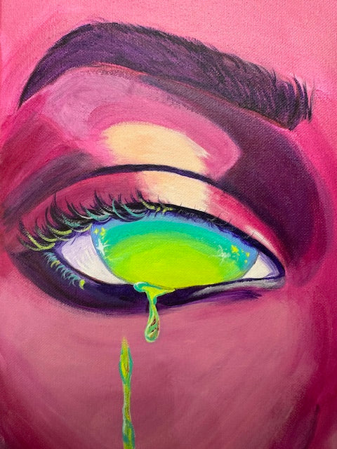 "Divine Emotion" Acrylic Painting
