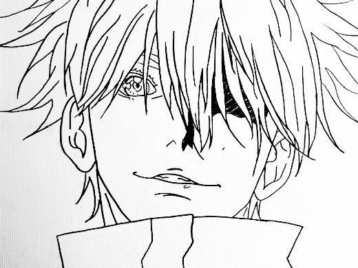 “Gojo” Pre-drawn Canvas